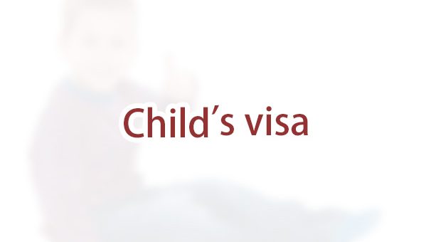 What is the process for applying for an immigrant visa for my child who lives outside the U.S.?