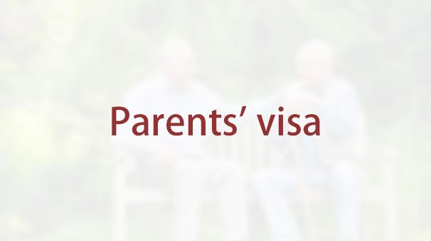 What is the process for applying for an immigrant visa for my parent who is outside the U.S.?