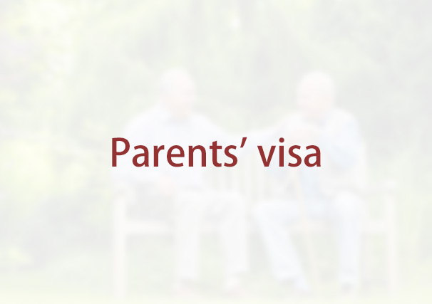 What is the process for applying for an immigrant visa for my parent who is outside the U.S.?